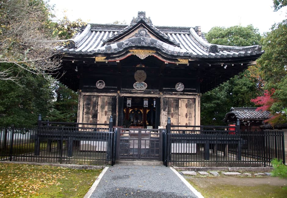 The Toshogu shrine hall inside the Konchi-in temple grounds near Nanzen-ji, Kyoto